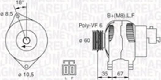 Magneti Marelli 063730010010 - Alternator furqanavto.az