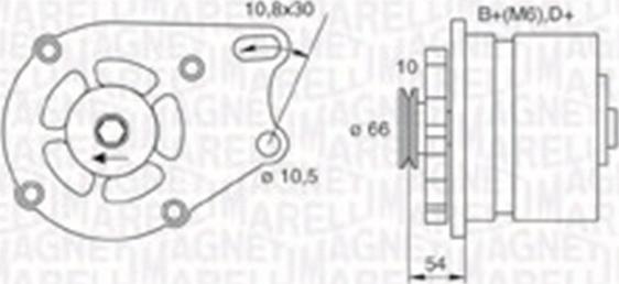 Magneti Marelli 063730013010 - Alternator furqanavto.az