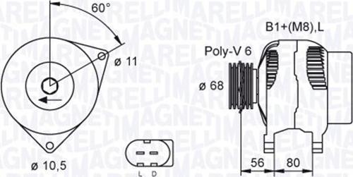 Magneti Marelli 063730033010 - Alternator furqanavto.az