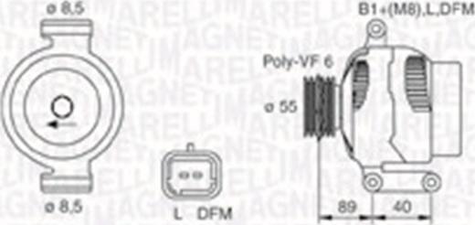 Magneti Marelli 063730026010 - Alternator furqanavto.az