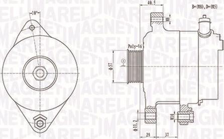 Magneti Marelli 063731949010 - Alternator furqanavto.az