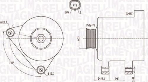 Magneti Marelli 063731944010 - Alternator furqanavto.az