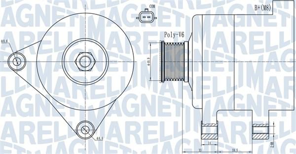 Magneti Marelli 063731945010 - Alternator furqanavto.az