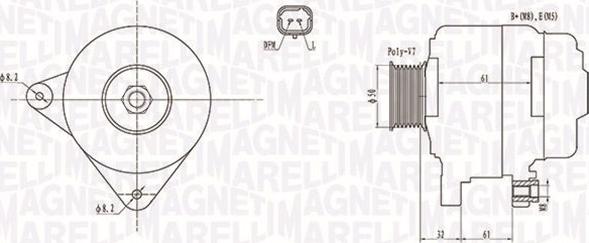 Magneti Marelli 063731959010 - Alternator furqanavto.az