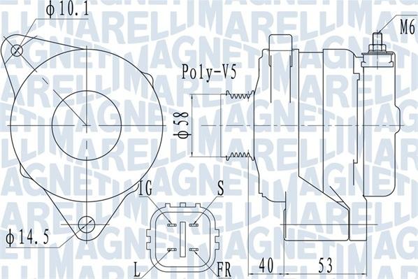 Magneti Marelli 063731950010 - Alternator furqanavto.az