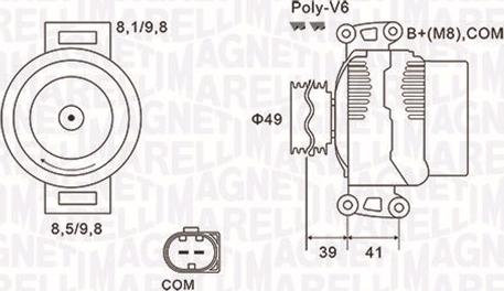 Magneti Marelli 063731953010 - Alternator furqanavto.az