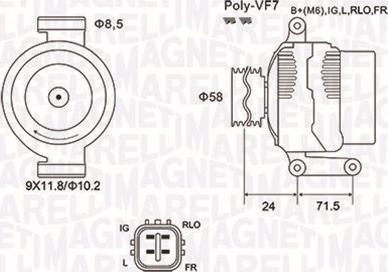 Magneti Marelli 063731965010 - Alternator furqanavto.az