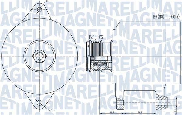 Magneti Marelli 063731909010 - Alternator furqanavto.az