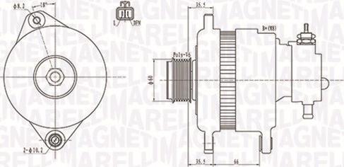 Magneti Marelli 063731900010 - Alternator furqanavto.az