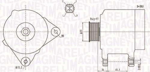 Magneti Marelli 063731907010 - Alternator furqanavto.az