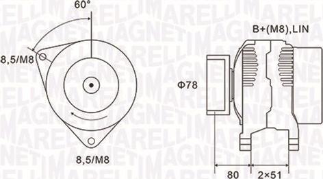 Magneti Marelli 063731919010 - Alternator furqanavto.az