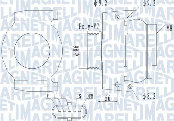 Magneti Marelli 063731917010 - Alternator furqanavto.az