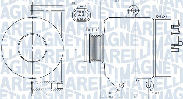 Magneti Marelli 063731987010 - Alternator furqanavto.az