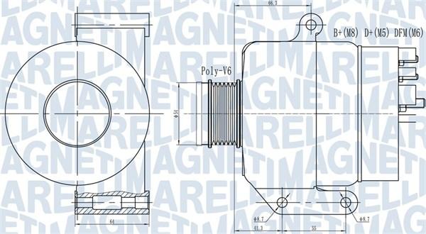 Magneti Marelli 063731935010 - Alternator furqanavto.az