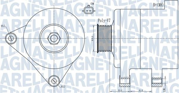 Magneti Marelli 063731936010 - Alternator furqanavto.az