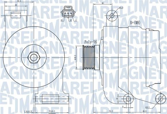 Magneti Marelli 063731931010 - Alternator furqanavto.az