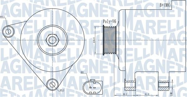 Magneti Marelli 063731937010 - Alternator furqanavto.az