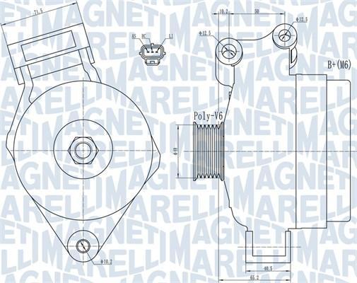 Magneti Marelli 063731925010 - Alternator furqanavto.az