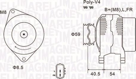 Magneti Marelli 063731927010 - Alternator furqanavto.az