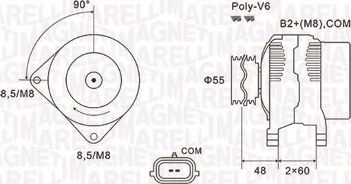 Magneti Marelli 063731974010 - Alternator furqanavto.az