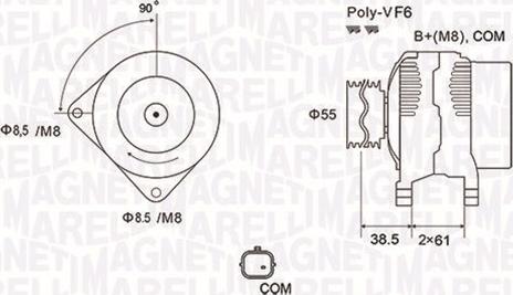 Magneti Marelli 063731975010 - Alternator furqanavto.az