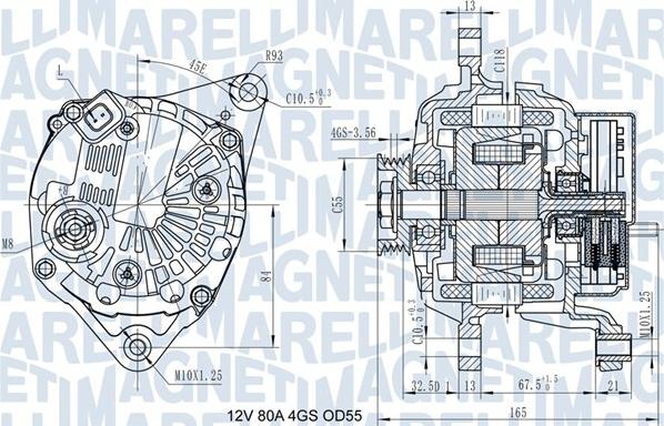 Magneti Marelli 063731977010 - Alternator furqanavto.az