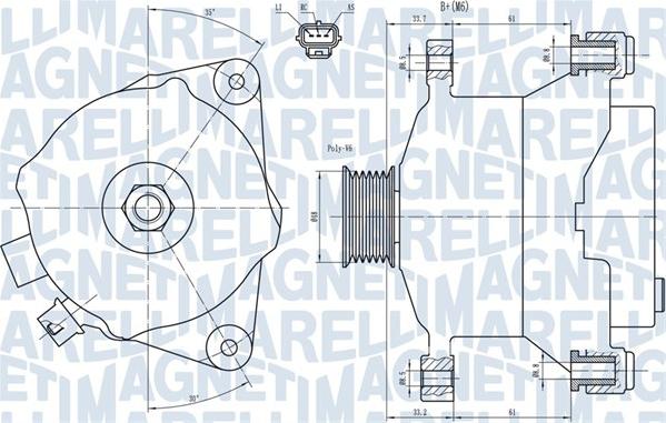 Magneti Marelli 063731483010 - Alternator furqanavto.az