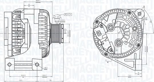 Magneti Marelli 063731439010 - Alternator furqanavto.az