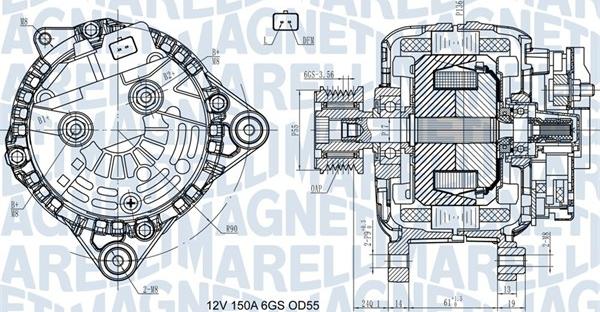 Magneti Marelli 063731435410 - Alternator furqanavto.az