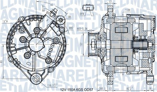 Magneti Marelli 063731430110 - Alternator furqanavto.az