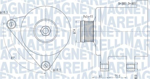 Magneti Marelli 063731559010 - Alternator furqanavto.az