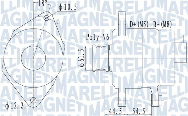 Magneti Marelli 063731558010 - Alternator furqanavto.az