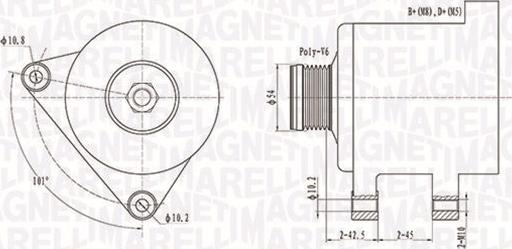 Magneti Marelli 063731553010 - Alternator furqanavto.az