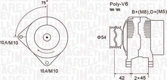 Magneti Marelli 063731564010 - Alternator furqanavto.az