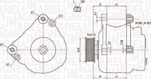 Magneti Marelli 063731587010 - Alternator furqanavto.az