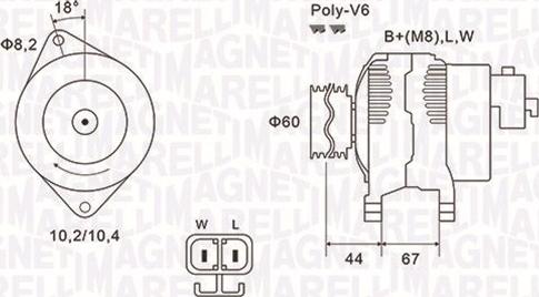 Magneti Marelli 063731526010 - Alternator furqanavto.az