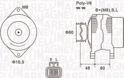 Magneti Marelli 063731607010 - Alternator furqanavto.az