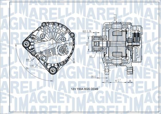 Magneti Marelli 063731618410 - Alternator furqanavto.az