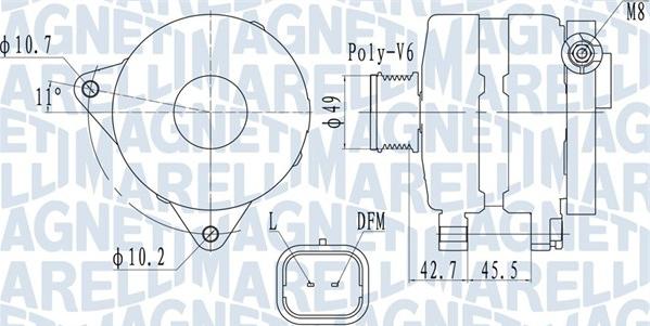 Magneti Marelli 063731681010 - Alternator furqanavto.az