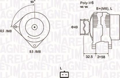 Magneti Marelli 063731627010 - Alternator furqanavto.az