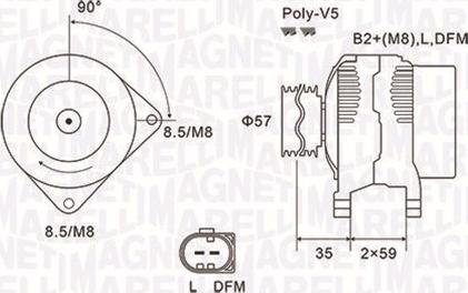 Magneti Marelli 063731675010 - Alternator furqanavto.az