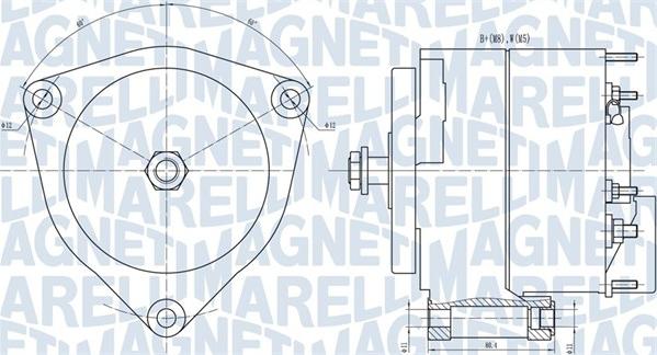 Magneti Marelli 063731035010 - Alternator furqanavto.az