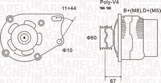 Magneti Marelli 063731153010 - Alternator furqanavto.az