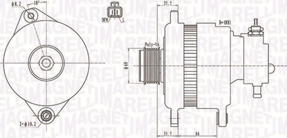 Magneti Marelli 063731899010 - Alternator furqanavto.az