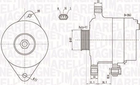 Magneti Marelli 063731893010 - Alternator furqanavto.az