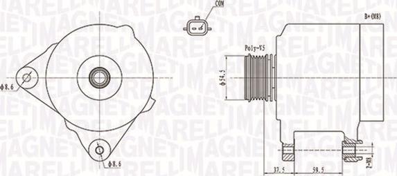 Magneti Marelli 063731860010 - Alternator furqanavto.az