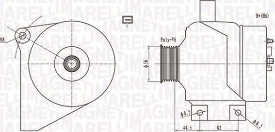 Magneti Marelli 063731861010 - Alternator furqanavto.az