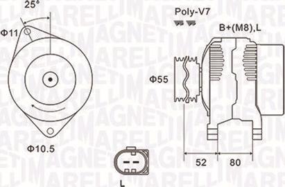 Magneti Marelli 063731837010 - Alternator furqanavto.az