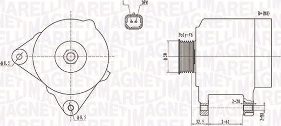 Magneti Marelli 063731824010 - Alternator furqanavto.az