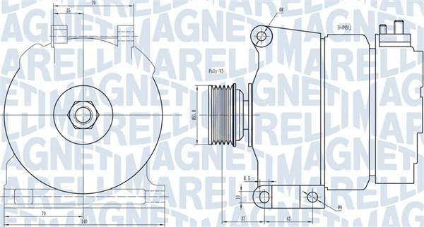 Magneti Marelli 063731342010 - Alternator furqanavto.az